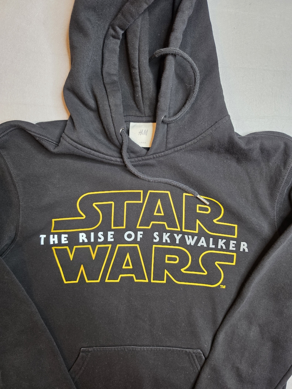 H&M Men’s Black 'Star Wars: The Rise of‎ Skywalker' Pullover Hoodie XS